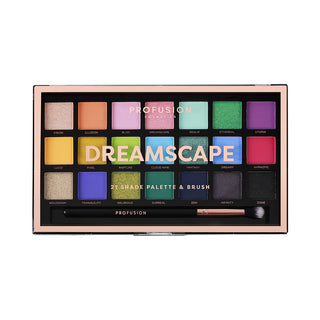 Dreamscape, Paleta Farduri 21 Nuante si 1 Pensula, Profusion Cosmetics, 245 gr