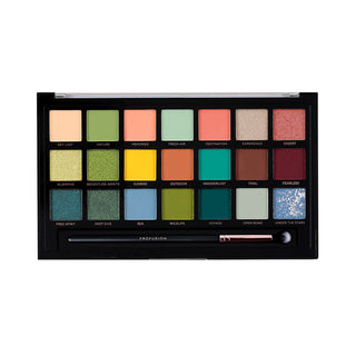 Adventurous, Paleta Farduri Vegane 21 Nuante si 1 Pensula, Profusion Cosmetics, 245 gr