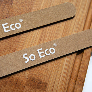 Set 2 Pile Ecologice de Bambus pentru Unghii, So Eco