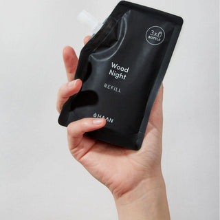 Refill HAAN Wood Night Spray igienizant pentru maini, cu note lemnoase, hidroalcoolic