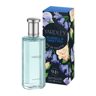 Apa de toaleta cu note florale, Bluebell & Sweet Pea, Yardley, 125 ml