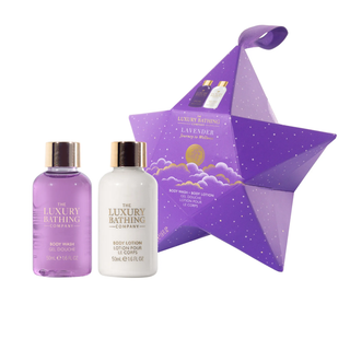 Set cadou Mini Body Duo, Lavender, 50 ml Gel de dus & 50 ml Lotiune corp, The Luxury Bathing Company, 2 articole Tuju -