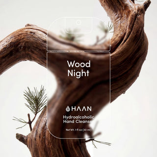 Refill HAAN Wood Night Spray igienizant pentru maini, cu note lemnoase, hidroalcoolic