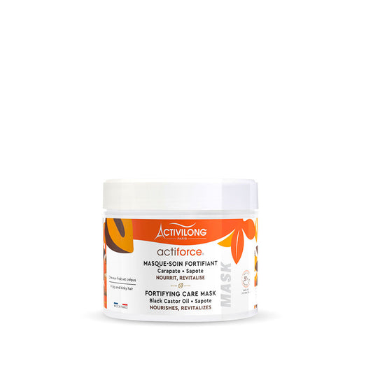 Masca fortifianta cu ulei de ricin negru pentru par fragil, Actiforce, Activilong, 300 ml