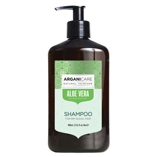 Sampon hidratant cu Aloe Vera pentru radacini grase si varfuri uscate, Arganicare, 400 ml