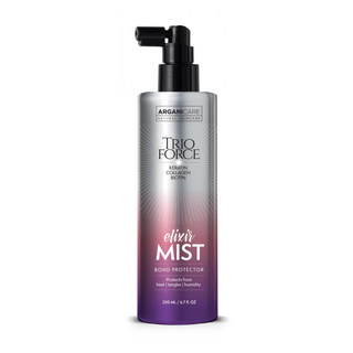 Spray pentru protectie termica, prevenirea ruperii si descurcarea parului, Trio Force Elixir Mist, Arganicare, 200 ml