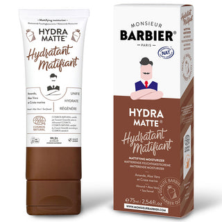 Crema hidratanta matifianta pentru barbati, HYDRA-MATTE, Monsieur Barbier, 75 ml