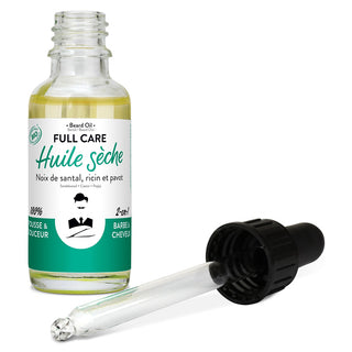 FULL CARE, Ulei uscat 2 in 1 pentru barba si par, Monsieur Barbier, 30 ml