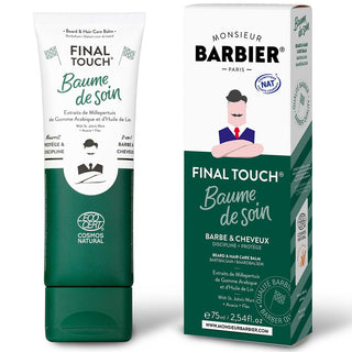 FINAL TOUCH, Balsam 2 in 1 pentru barba si par, Monsieur Barbier, 75 ml