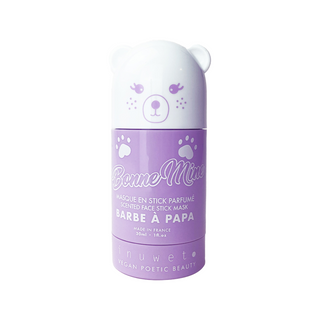 Masca stick iluminatoare pentru fata, cu argila alba si parfum de vata de zahar, Inuwet, 30 ml