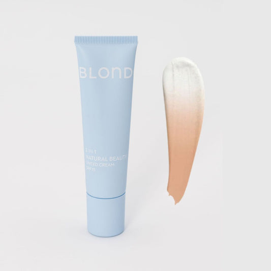 Crema coloranta BB Cream 2 in 1 Natural Beauty - MEDIUM 02, SPF 15, Blondesister, 30 ml