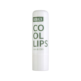 Balsam natural pentru buze, cu menta si CBD, COOL LIPS, BIOBAZA, 4,5 g