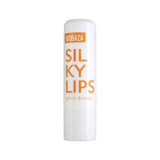 Balsam natural pentru buze, cu ulei de ricin si caise, SILKY LIPS, BIOBAZA, 4,5 g