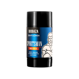Deodorant stick cu aloe vera si extract de portocala dulce & salvie, Sportsman, BIOBAZA GENTLE[MEN], 50 ml