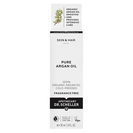 Ulei de argan pur 100% organic, pentru piele si par, Dr. Scheller, 30 ml