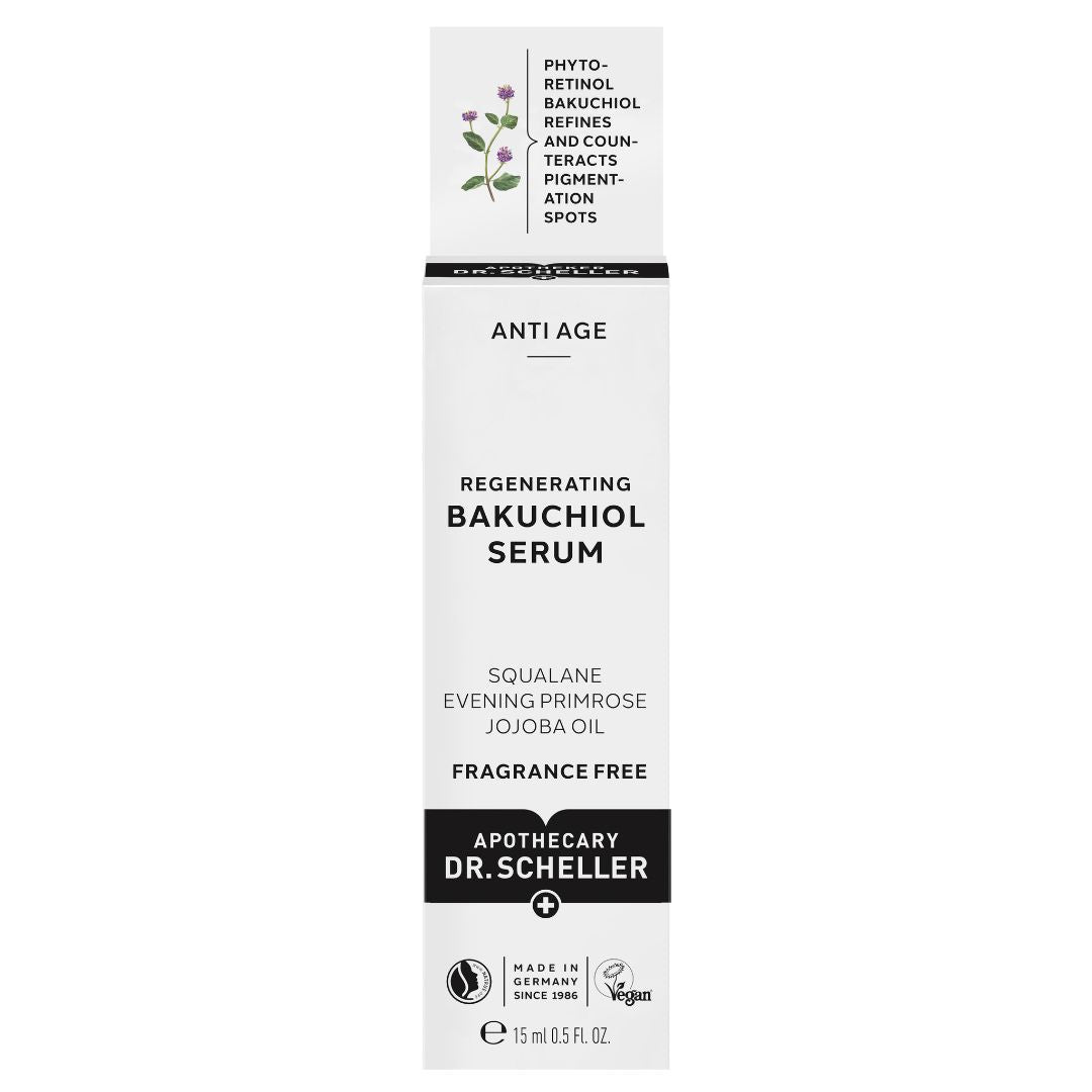 Ser antirid regenerant cu bakuchiol, Dr. Scheller, 15 ml