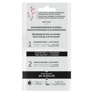 Masca regeneranta pentru fata si ochi, cu ulei de migdale dulci, cu Dr. Scheller, 2 x 5 ml