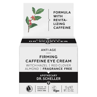 Crema de ochi pentru fermitate cu cafeina, Dr. Scheller, 15 ml