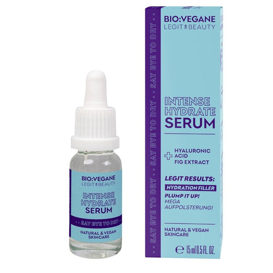 Ser intens hidratant pentru ten, Say Bye to Dry, Bio:Vegane Legit Beauty, 15 ml