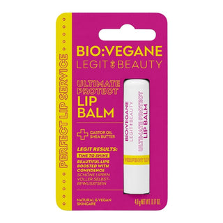 Balsam de buze Ultimate Protect, cu ulei de ricin & unt de shea, Perfect Lip Service, Bio:Vegane Legit Beauty, 4.8 g