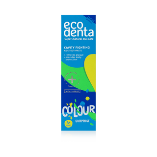 Pasta de dinti impotriva cariilor pentru copii 6+, Color surprize, Ecodenta, 75 ml