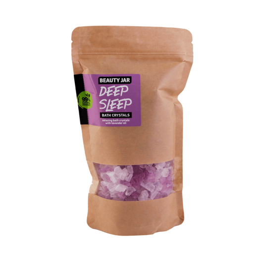 Cristale hidratante pentru baie cu ulei de lavanda, Deep Sleep, Beauty Jar, 600 g