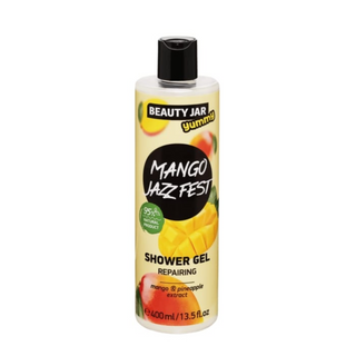 Gel de dus reparator cu extract de mango si ananas, Mango Jazz Fest, Beauty Jar Yummy, 400 ml
