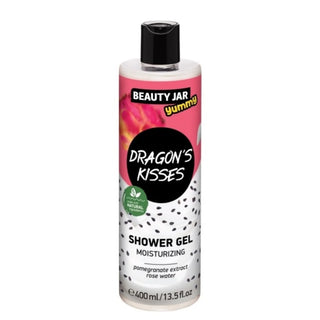 Gel de dus hidratant cu extract de rodie si apa de trandafir, Dragon's kisses, Beauty Jar, 400 ml