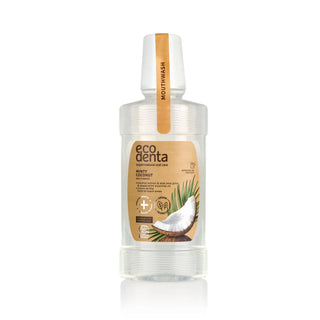 Apa de gura certificata organic, cu aroma de cocos si menta, Fresh Breath, Ecodenta, 250 ml