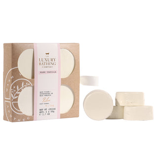 Set Cadou Relax, Warm Vanilla, Bile de Baie, The Luxury Bathing Company, 4 x 50 g