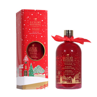 Spuma de Baie Festive Bubbles, Wild Fig & Cranberry, The Luxury Bathing Company, 600 ml