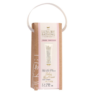 Crema pentru Maini si Unghii Deluxe Hand Cream, Warm Vanilla, The Luxury Bathing Company, 50 ml