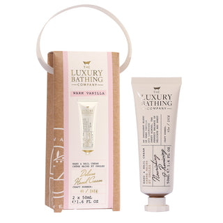 Crema pentru Maini si Unghii Deluxe Hand Cream, Warm Vanilla, The Luxury Bathing Company, 50 ml