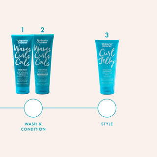 Sampon pentru definirea buclelor, cu parfum de santal si ulei de bergamota, Waves, Curls & Coils Wash, Umberto Giannini, 250 ml