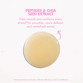 Sampon pentru definirea parului ondulat, cu peptide & extract de seminte de chia, Dreamy Waves, Umberto Giannini, 250 ml