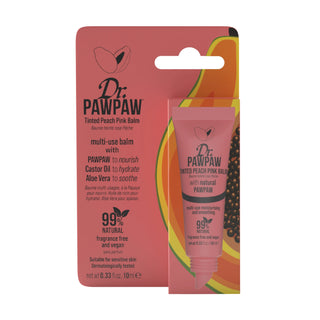 Balsam multifunctional vegan, nuanta Pink Peach, Dr.PAWPAW, 10 ml