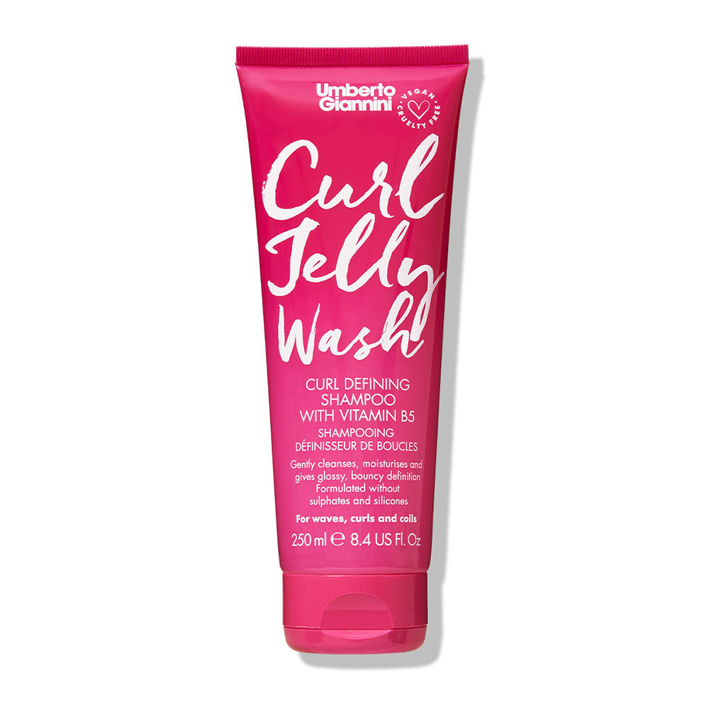 Sampon pentru definirea buclelor cu vitamina B5, Curl Jelly Wash, Umberto Giannini, 250 ml