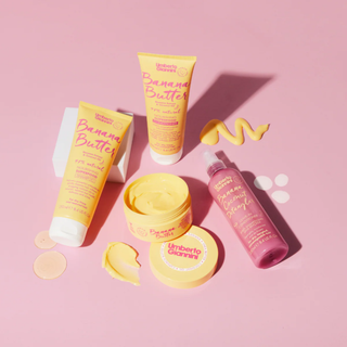Unt leave-in pentru styling, repararea si definirea parului uscat, frizzy si texturat, Banana Butter, Umberto Giannini, 200 ml