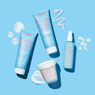 Balsam hidratant pentru parul cret uscat, cu acid hialuronic, Thirsty Curls, Umberto Giannini, 250 ml