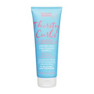 Sampon hidratant pentru parul cret uscat, cu acid hialuronic, Thirsty Curls, Umberto Giannini, 250 ml