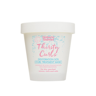 Masca tratament pentru parul cret uscat, cu acid hialuronic, Thirsty Curls Dehydration SOS, Umberto Giannini, 200 ml