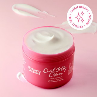 Crema pentru coafarea parului cret, Curl Jelly Creme, Umberto Giannini, 300 ml Curl Jelly Crème