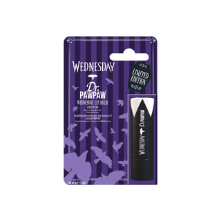 Balsam de buze Wednesday, nuanta Sheer Plum, cu extract de papaya, Wednesday x Dr.PAWPAW, 4 g