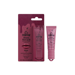 Ulei de buze hidratant si hranitor cu extract de papaya, Glimmer Glaze, Plum, Dr.PAWPAW, 10 ml