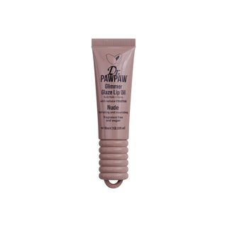 Ulei de buze hidratant si hranitor cu extract de papaya, Glimmer Glaze, Nude, Dr.PAWPAW, 10 ml