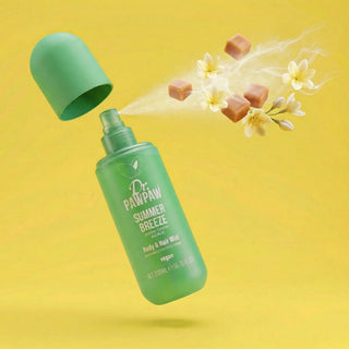 Spray pentru corp & par, cu parfum de iasomie, caramel si mosc, Summer Breeze, Dr.PAWPAW, 200 ml