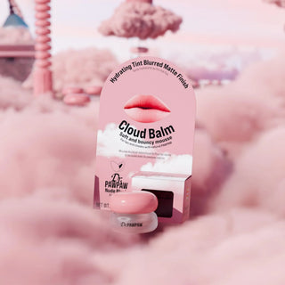 Balsam de buze tip mousse pentru buze si obraji, finish mat estompat, Cloud Balm, Nude Blush, Dr.PAWPAW, 5 g