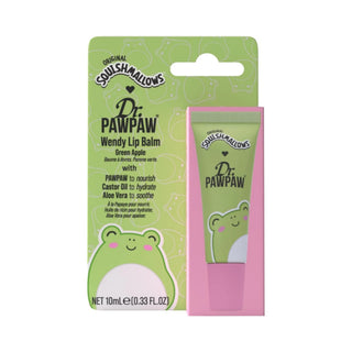 Balsam de buze Wendy, cu extract de papaya, ulei de ricin & aloe vera, aroma de mar verde, Squishmallow x Dr.PAWPAW, 10 ml