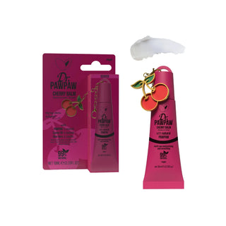 Balsam de buze multifunctional cu extract de papaya, ulei de ricin & aloe vera, cu breloc, Cherry, Dr.PAWPAW, 10 ml