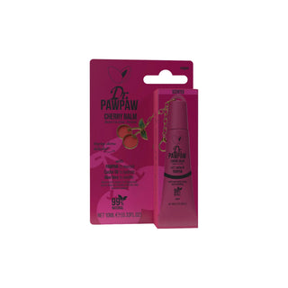 Balsam de buze multifunctional cu extract de papaya, ulei de ricin & aloe vera, cu breloc, Cherry, Dr.PAWPAW, 10 ml